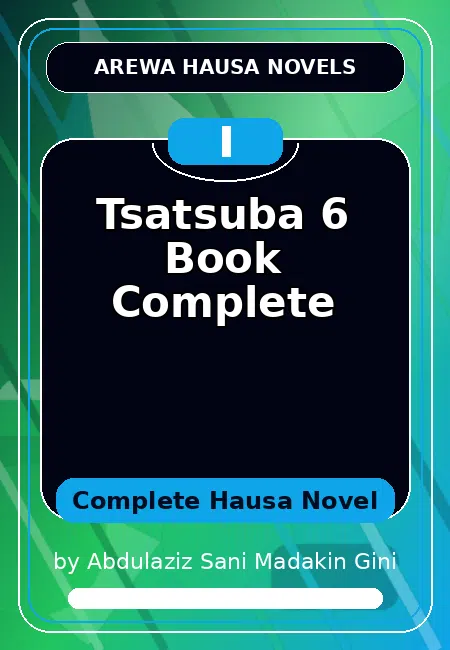 Tsatsuba 6 Book Complete Complete Hausa Novel by Abdulaziz Sani Madakin Gini